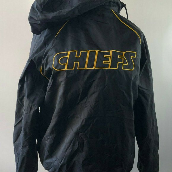 NFL KC Chiefs Fleece Nylon Reversible Jacket - Picture 5 of 10
